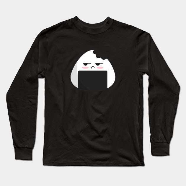 CUTE JAPANESE RICE BALL ONIGIRI SUSHI Long Sleeve T-Shirt by JWOLF